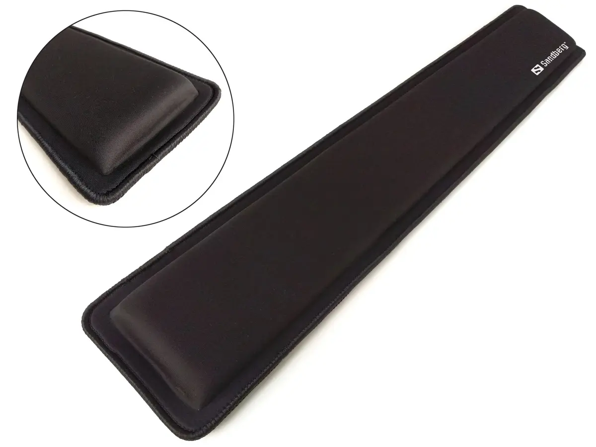 Sandberg Wrist Rest Pro XXL Melns