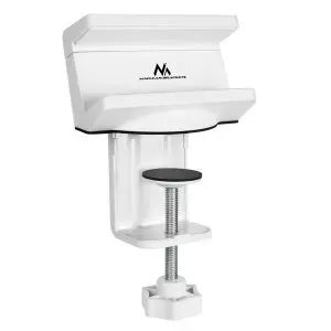 Power extension holder MACLEAN MC-808, metal, white