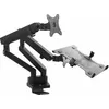 Dual Desk Mount MACLEAN MC-813 for Monitor and Laptop Photo 2