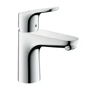 Смеситель hansgrohe Basin Mixer Focus 100 с однорычажным управлением и донным клапаном, модель 31607000
