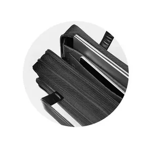 Laptop compartment with drop protection