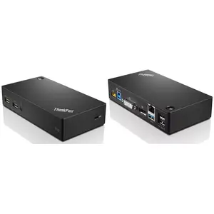 Docking Station Lenovo 03X6898 — Wired USB 3.2 Gen 1 Type-A, 5x USB 3.2, 2x USB 2.0, HDMI, Gigabit Ethernet, 45W, Black