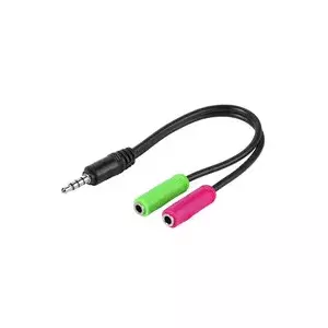 Audio Cable Vivanco 45499 0.1m 3.5mm 2 x 3.5mm Black