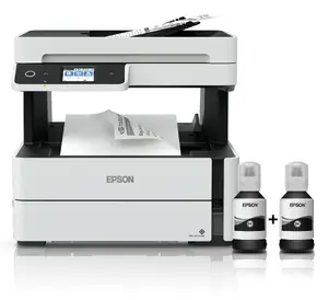 Epson EcoTank M3170 Monochrome All-in-One Inkjet Printer with Wi-Fi, Ethernet, Duplex, ADF, and 1200 x 2400 DPI Resolution for A4 Paper