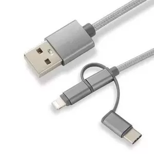 USB cable CoreParts MOBX-ACC-003 1 m Micro-USB A Micro-USB B Grey