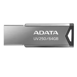 CompactFlash USB flash drive ADATA UV250 64 GB, silver, 45.4×14.9×5.35 mm, 5.6 g