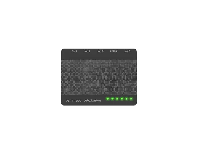 Unmanaged switch LANBERG DSP1-1005 Photo 2