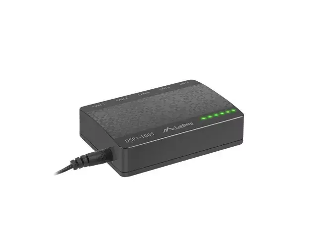 Unmanaged switch LANBERG DSP1-1005 Photo 4