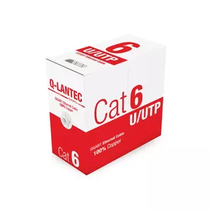 Alantec KIU6PVC305Q tīkla kabelis Gaiši Pelēks 305 m Cat6 U/UTP (UTP)