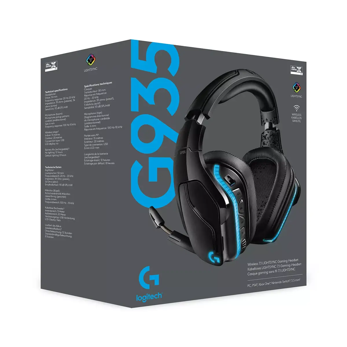 Austiņas Logitech G G935 Photo 19