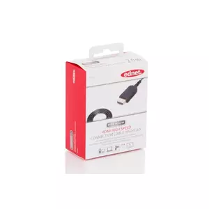 HDMI kabelis Ednet 84459 2 m HDMI Type C Mini HDMI Type A Standard Black