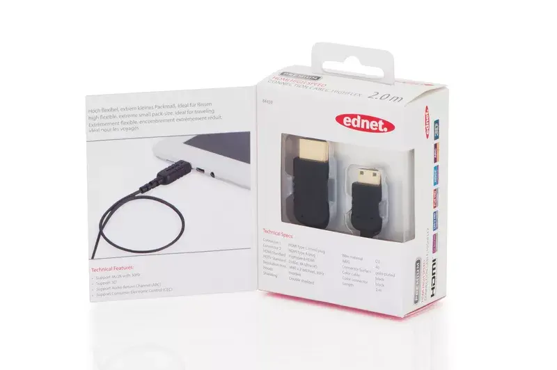 HDMI кабель Ednet 84459 Photo 3
