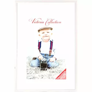 Photo frame Victoria Collection Victoria Natura 60x90 cm white — wall or tabletop display