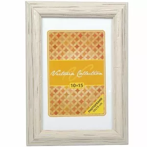 Photo frame Victoria Velvet 10x15 light grey by victoria collection — tabletop portrait frame for 10×15 cm photos
