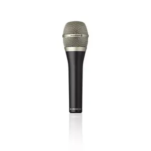 Skatuves mikrofons Beyerdynamic TG V50d — vads, XLR-3, 50–17000 Hz, 600 Ω, melns/zelta sudrabots