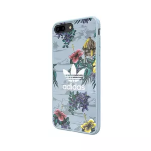 Adidas Floral Case Пластмассовый чехол для Apple iPhone X / XS Синий (EU Blister)