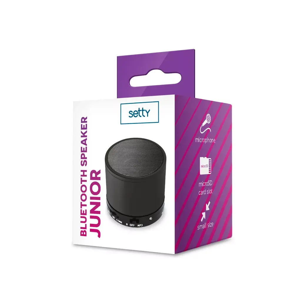 Портативная колонка Setty Junior Bluetooth - черная Photo 3