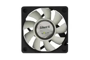 Computer case fan Gelid FN-SX06-38 60 mm (12 V, 3200 RPM, 16 cfm, 2.6 mmH₂O) Black/White