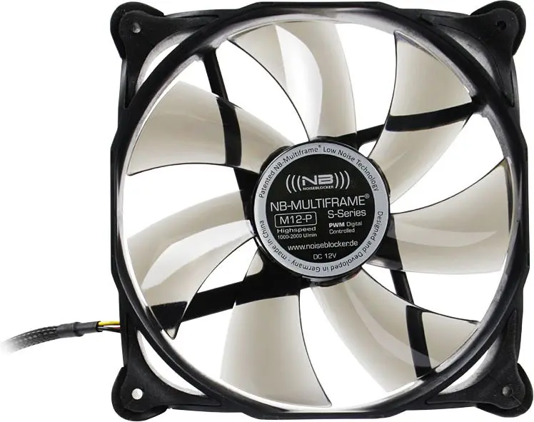 NoiseBlocker Multiframe M12-P 120 mm Case Fan Photo 2
