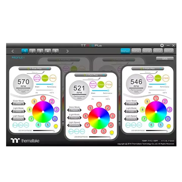 Fan Thermaltake Pure Plus 14 RGB TT Premium Edition Photo 5