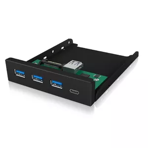 Hubs ICY BOX IB-HUB1418-i3 Black