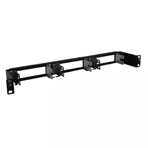 Blank panel EFB Elektronik 46055.1 — metal 19" rack panel, 480×88×100 mm, black