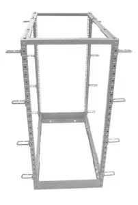 Stiepes skapītis ALLNET ALL-SW4POST22GRAU 22U, slodze 400 kg, pelēks