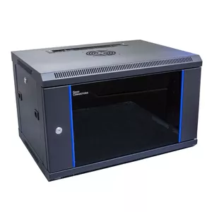 Alcasa GC-R0006 statnis 6U Pie sienas stiprināms statīvs Melns, Zils