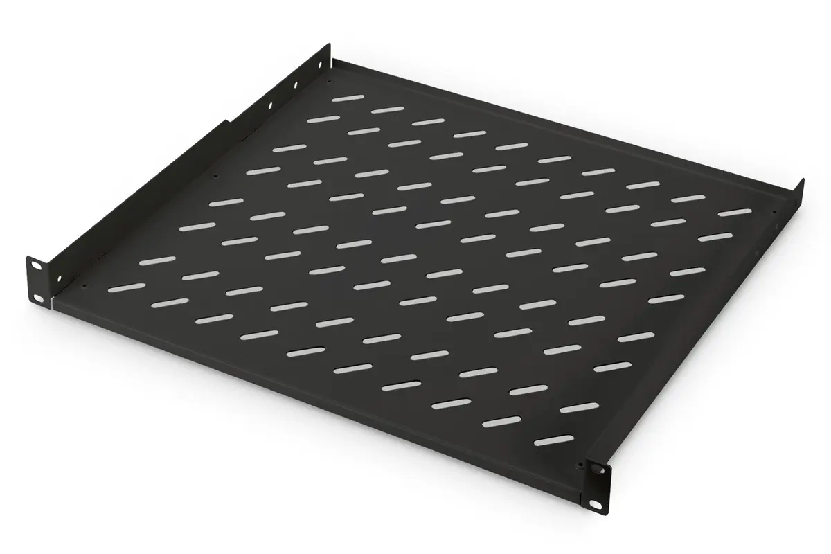 Plaukts fiksētai uzstādīšanai Digitus DN-19 TRAY-1-400-SW