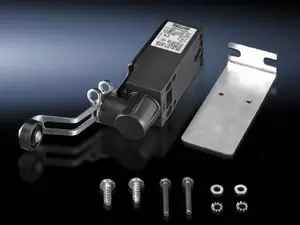 Door position switch Rittal SZ 4127.210, black, 230 V, with lever actuator