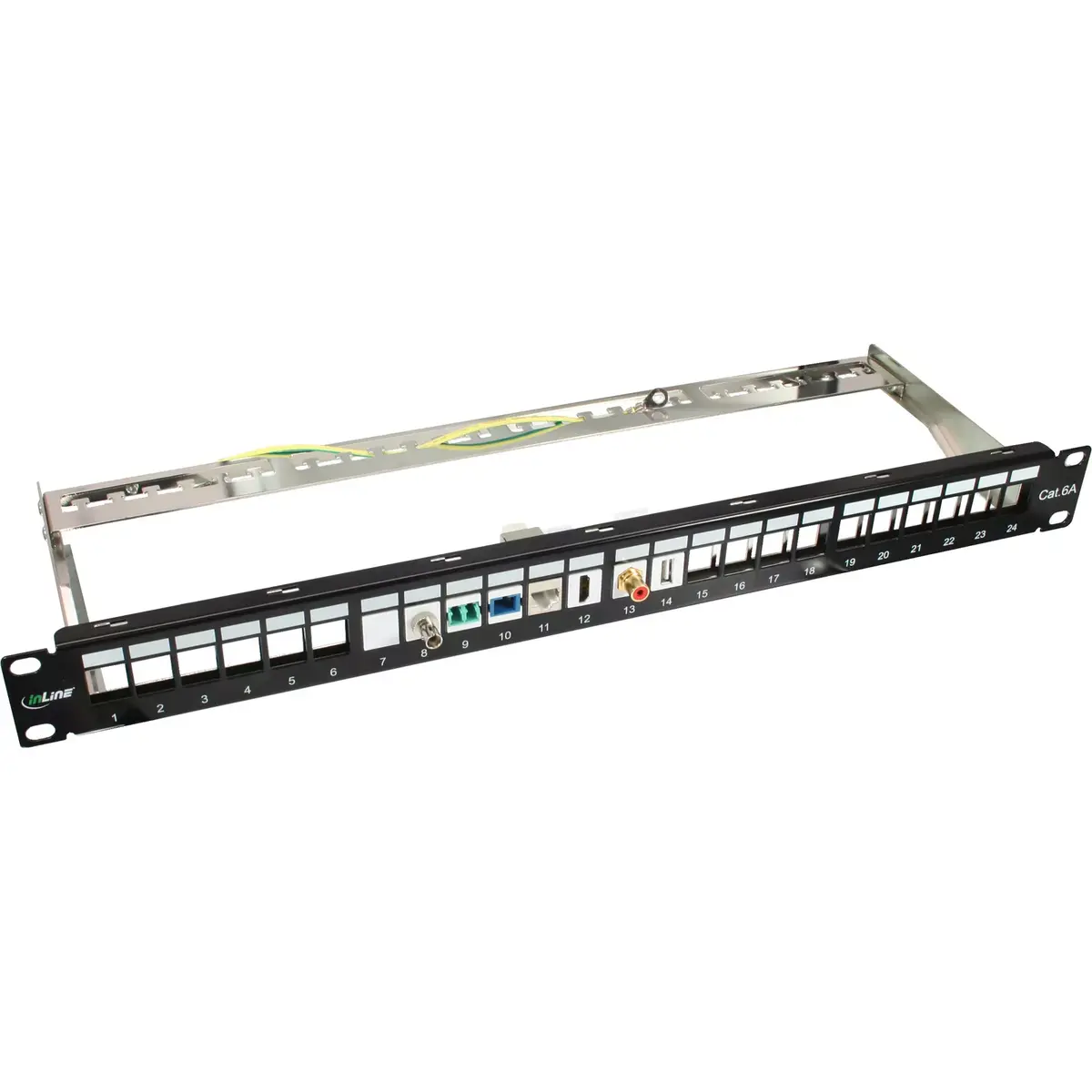 Blank Patch Panel InLine 76824B Photo 2