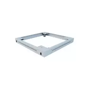 LogiLink PLI66B Rack Plinth for 19-inch Server Cabinets, Steel, Black