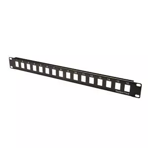 Patch Panel 1U Tecline OEM TPP16SI Black