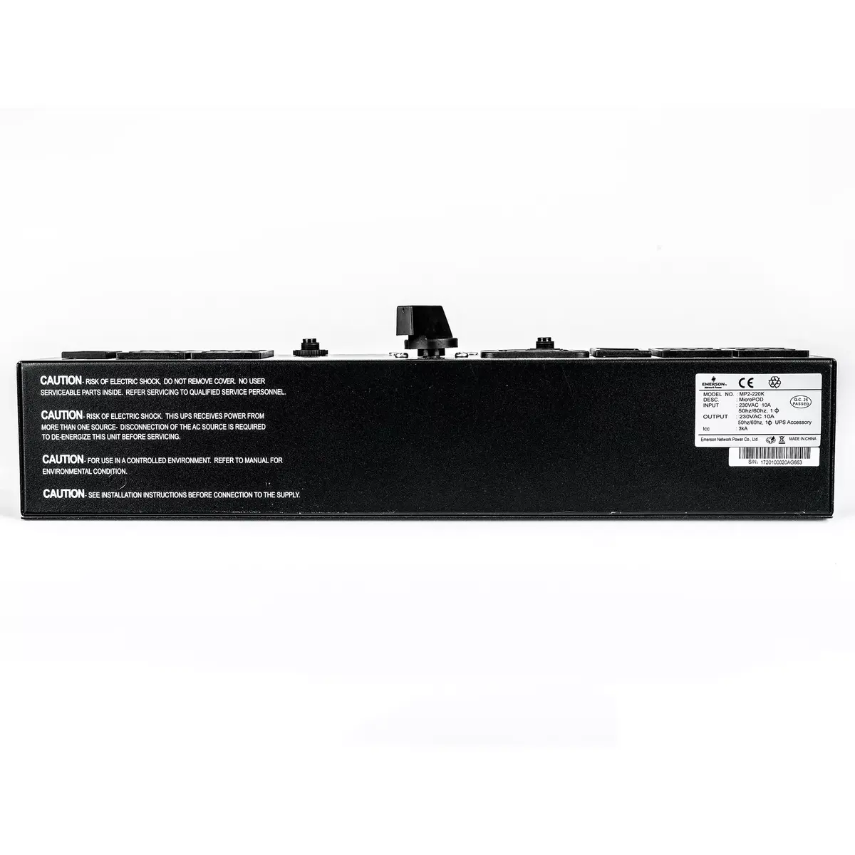 PDU Vertiv 2U MicroPod Внешний обходной распределительный блок Photo 2