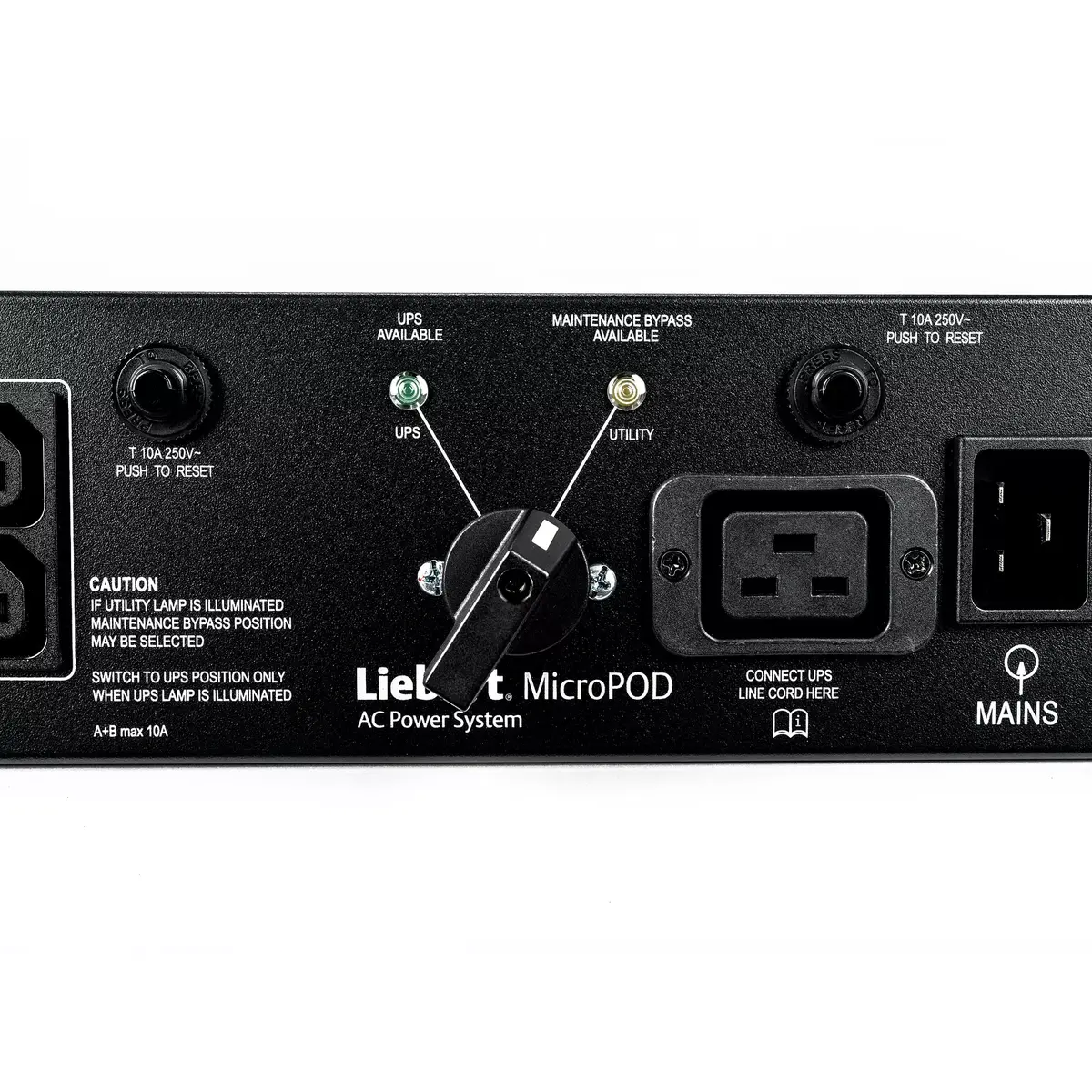 PDU Vertiv 2U MicroPod Внешний обходной распределительный блок Photo 4
