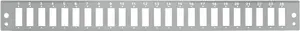 LogiLink FB2402G Patch Panel 1U SC Grey Metal Rack Mounting