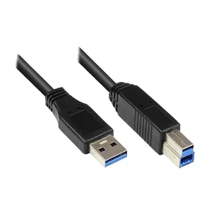 USB кабель Alcasa 2710-S002 USB 3.2 Gen 1 0.2м черный