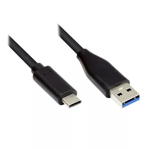 USB кабель EXSYS EX-K1584-3.0 USB 3.2 Gen 1 3 м USB A USB C черный