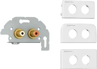 Kindermann 7456000410 Audio kontaktligzda 2 x