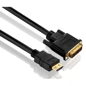 Video kabeļa adapteris PureLink PI3000-015 1.5 m HDMI DVI Melns