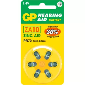 Одноразовая батарея GP Batteries Hearing Aid ZA10