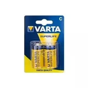 Батарейка Varta Superlife R14 C 1,5В, 2 штуки