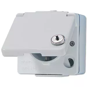 Розетка типа F JUNG 620 WSL