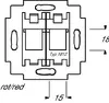 Busch-Jaeger 1753-0-8055 dubultā RJ-45 ligzda Photo 2