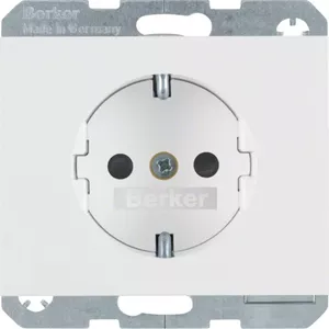 Розетка электрическая Berker 47357009 типа F, 16А 250В, белая