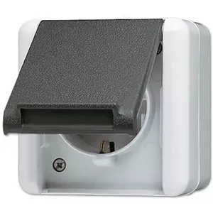 Розетка типа F JUNG 820 KIW
