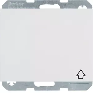Berker 47517109 Schuko kontaktligzda, 16A, polāri balta, ar atvāžamu vāciņu