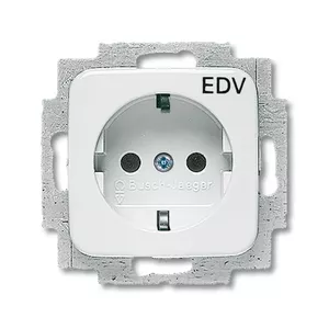 Busch-Jaeger 20 EUC/DV-214 kontaktligzda CEE 7/3 16A 250V balta