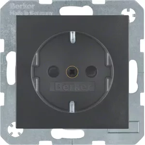 Wall Plate/Switch Cover Hager 47231606 Anthracite