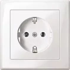 Merten MEG2301-1425 Schuko kontaktligzda CEE 7/3, 16A 250V, balta